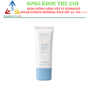 Kem Chống Nắng Vật Lý Dành Cho Da Mặt Sunright Solar Screen Mineral Face Sunscreen SPF 50+ PA++++ (50ml)