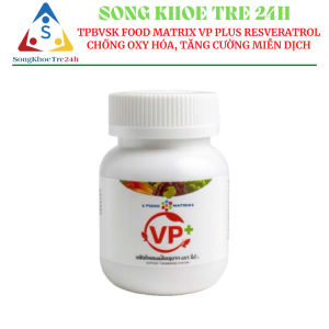 Sản phẩm Bảo Vệ Sức Khỏe Food Matrix VP Plus Resveratrol (30 viên)