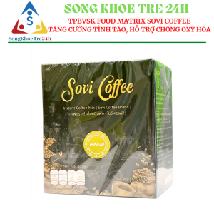 Sản phẩm Bảo Vệ Sức Khỏe Food Matrix Sovi Coffee Plus (10 gói/hộp)