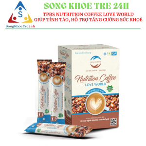 NUTRITION COFFEE LOVE WORLD|CÀ PHÊ DINH DƯỠNG – CÀ PHÊ TỈNH THỨC (15 gói/hộp)