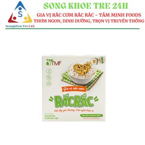 Gia vị rắc cơm Rắc Rắc - Gia vị không "chất phụ gia" (Hộp 6 gói)