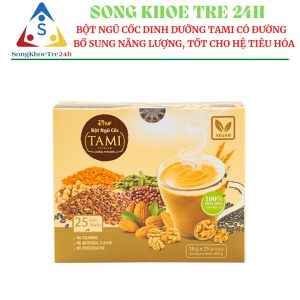 Bột ngũ cốc Tami có đường 450g