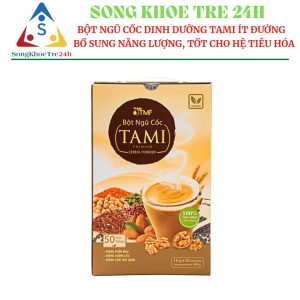 Bột ngũ cốc Tami ít ngọt 900g