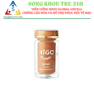 Viên uống chống lão hoá, hỗ trợ phục hồi tế bào Higo Global GnCell (Higo Cam, 60 viên/ lọ)