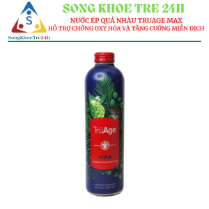 Nước ép chiết xuất quả nhàu TruAge Max (Chai 750 ml) - hỗ trợ chống Oxy hóa toàn diện cho cơ thể